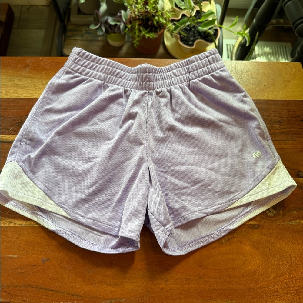 🖤5/$25🐝 Marika Purple and White Athletic Shorts Lightweight Breathable!💜
